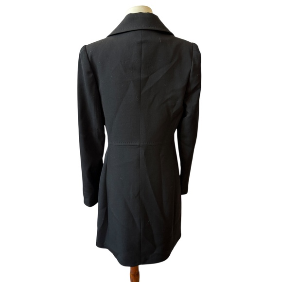 CINZIA ROCCA COAT WOOL KNEE LENGTH LINED LUXURY MINIMALIST CLASSIC TIMELESS 8 - Picture 5 of 13